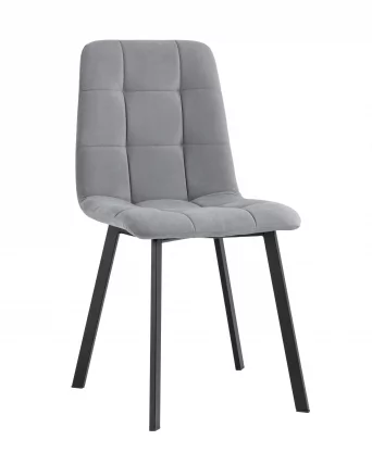 Стул Oliver Square велюр Серый_0